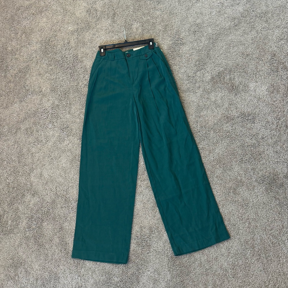 Women’s Teal Wide Leg Pants